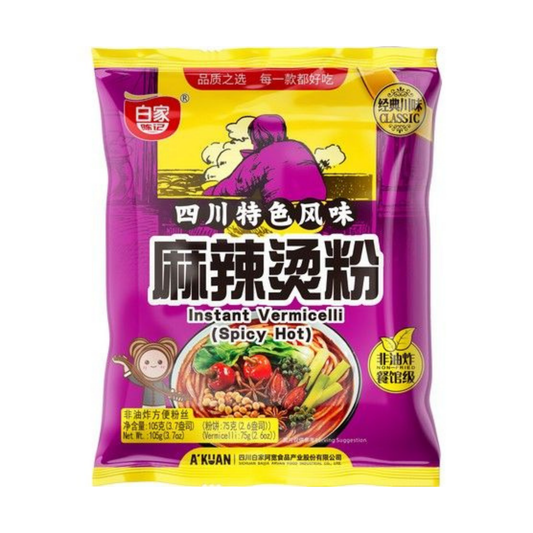 BAIJIA Instantnudeln Hot & Spicy 105g