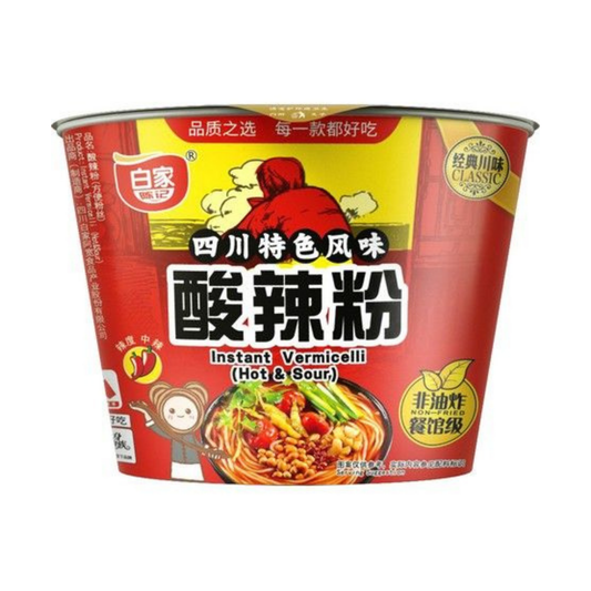 BAIJIA Instantnudeln Hot & Sour Schüssel 105 g