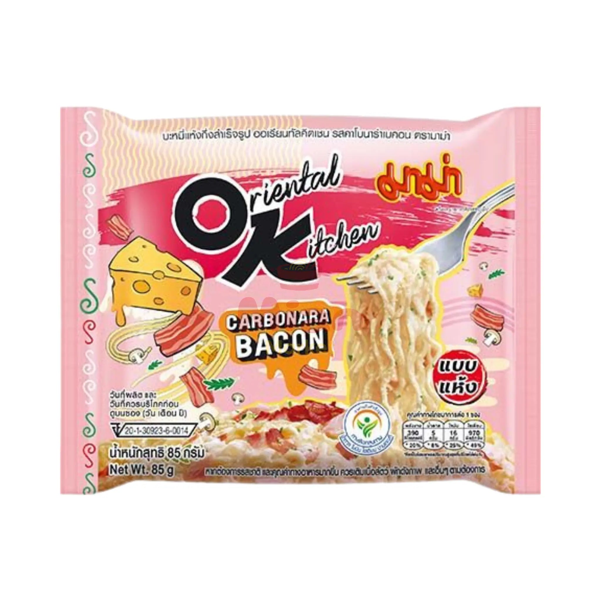 MAMA OK Instantnudeln Carbonara Bacon 85g - Mian Market