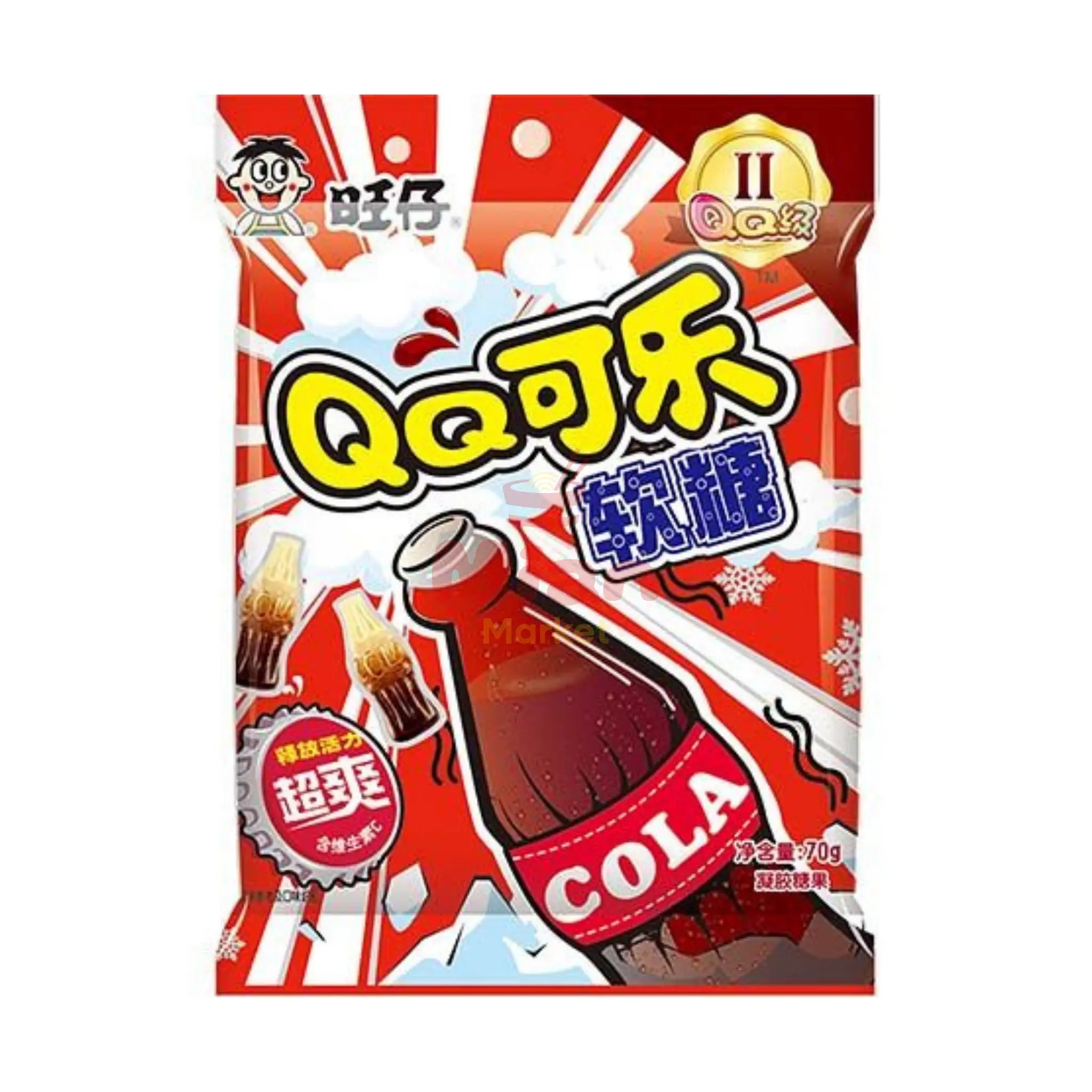 WANT WANT QQ Gummy Fruchtgummi Cola 70g - Mian Market