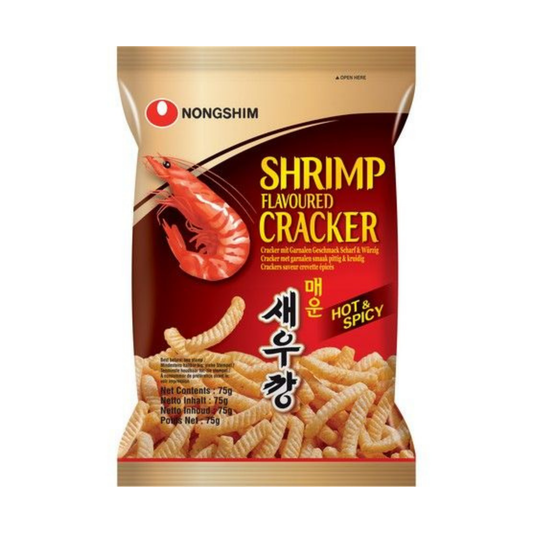 NONGSHIM Kräcker mit Garnelen-Geschmack Scharf 75g