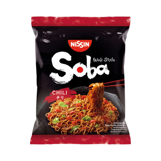 NISSIN Instant Soba Noodles Chilli 110g