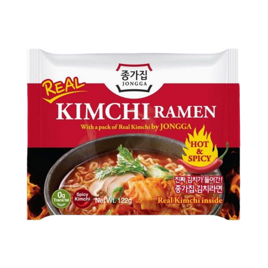 JONGGA Kimchi Ramen Hot & Spicy 122g