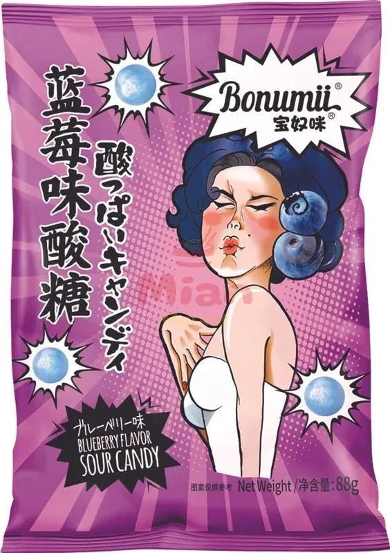 BONUMII Blueberry Sour Candy 88g - Mian Market